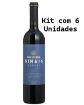 Kit 6 Un Vinho Don Guerino Sinais Merlot 750 ml
