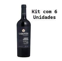 Kit 6 Un Vinho Larentis Reserva Cabernet Sauvignon 750 ml