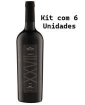 Kit 6 Un Vinho Luiz Argenta Terroir XXVII Merlot 750 ml
