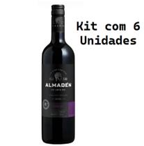 Kit 6 Un Vinho Miolo Almadén Merlot 750 ml