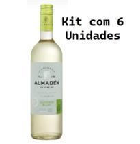 Kit 6 Un Vinho Miolo Almadén Sauvignon Blanc 750 ml
