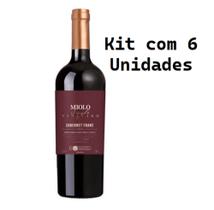 Kit 6 Un Vinho Miolo Single Vineyard Cabernet Franc 750 ml