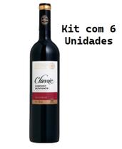 Kit 6 Un Vinho Salton Classic Reservado Cabernet Sauvignon 750 ml Kit 6 Un Vinho Salton Classic Reservado Cabernet Sauvignon 750 ml