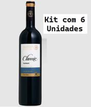 Kit 6 Un Vinho Salton Classic Reservado Tannat 750 ml
