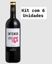 Kit 6 Un Vinho Salton Intenso Cabernet Sauvignon 750 ml