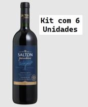 Kit 6 Un Vinho Salton Paradoxo Corte 750 ml