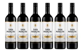 Kit 6 Un Vinho San Martin Bordô Seco 750 ml Kit 6 Un Vinho San Martin Bordô Seco 750 ml