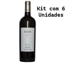 Kit 6 Un Vinho Suzin Merlot 750 ml