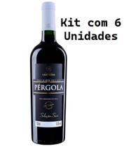 Kit 6 Un Vinho Tinto Seco Seleção Pérgola 750 ml Kit 6 Un Vinho Tinto Seco Seleção Pérgola 750 ml