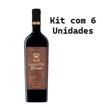 Kit 6 Un Vinho Zanotto Reserva Merlot 750 ml Kit 6 Un Vinho Zanotto Reserva Merlot 750 ml