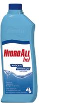 kit 6 und Algicida Manutenção HCL 1 Litro Hidroall