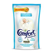 Kit 6 Und Amaciante Comfort Concentrado Sachê Puro Cuidado 900ml