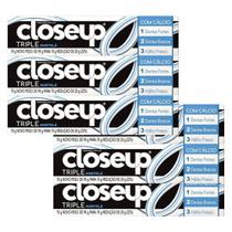 Kit 6 und Creme Dental Close Up Triple Hortelã 70g Kit 6 und Creme Dental Close Up Triple Hortelã 70g