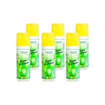 Kit 6 Und Desodorante Spray Seiva Do Campo Limão Proteção 90ml