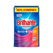 Kit 6 Und Detergente Brilhante Líquido Refil Limpeza Total 900ml