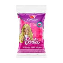 Kit 6 Und Esponja Banho Condor Kids Barbie 8303 Formato Bolsa Macia