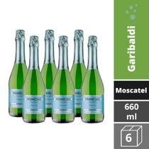 Kit 6 und Espumante Moscatel Branco Doce Primícias 660 ml