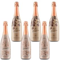 Kit 6 und Espumante Prosecco Demi Sec Rose Sweet 750 ml