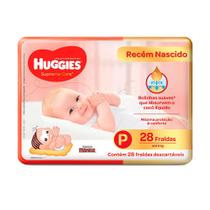 Kit 6 Und Fralda Huggies Turma Da Mônica Supreme Care Tamanho P 28 Und - Turma Da Monica