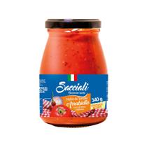 Kit 6 Und Molho De Tomate Sacciali Vidro Arrabiata Sabor Marcante 340g