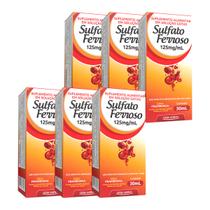 Kit 6 und Sulfato Ferroso Framboesa Arte Nativa 30ml