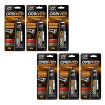 Kit 6 Uni Orbived Silicone Preto Neutro Alta Temperatura 50g