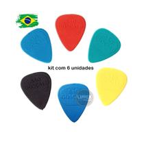Kit 6 uni Palhetas São Gonçalo para Violão Cavaquinho Guitarra Ukulele