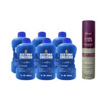 kit 6 unid Linha Unhas Cruzeiro 480ml + SEcante Spray