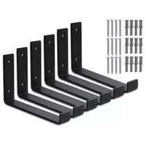 Kit 6 Unid Mão Francesa Invertida 30cm Para Tábua industrial