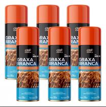 KIT 6 Unid - Orbigrax - Graxa Branca 300ml/209g KIT 6 Unid - Orbigrax - Graxa Branca 300ml/209g