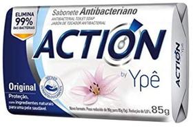 kit 6 unid. Sabonete em Barra Antibacteriano 85g Action Ypê Original. - ype