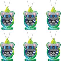 Kit 6 Unidade Odorizante Auto Folhinha 10G Carro Novo Coala Kit 6 Unidade Odorizante Auto Folhinha 10G Carro Novo Coala