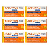 Kit 6 unidades Aceviton Tripla Açao 10 Cpr Efervecente