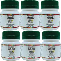 KIT 6 Unidades Adoçante stévia 100% Puro Natural sem residual amargo 10g - Color Andina Foods