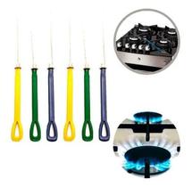 Kit 6 Unidades Agulha Para Desentupir Fogão Jwc