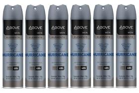 Kit 6 unidades Antitranspirante Above Men Hurricane 150ml