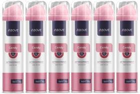 Kit 6 unidades Antitranspirante Above Women Candy 150ml