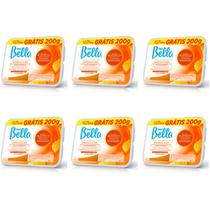 Kit 6 Unidades Cera Quente Depilatória em Barra Depil Bella Alto Rendimento Própolis e Mel 1kg