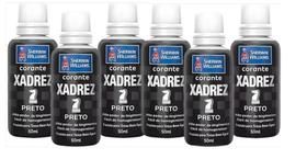 Kit 6 Unidades Corante Líquido Xadrez 50ml Preto Sherwin Willians