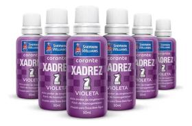 Kit 6 Unidades Corante Líquido Xadrez 50ml Violeta Sherwin Willians Kit 6 Unidades Corante Líquido Xadrez 50ml Violeta Sherwin Willians