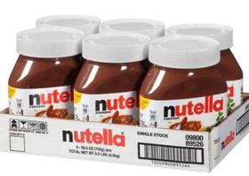 kit 6 Unidades Creme de Avelã Nutella 650gr