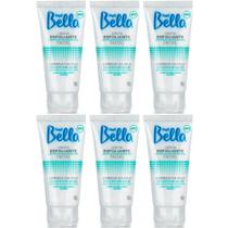 Kit 6 Unidades Creme Esfoliante Depil Bella Facial Limpeza de Pele Extrato de Alecrim Desodorante 50g
