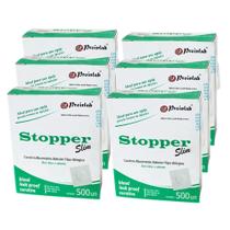KIT 6 UNIDADES - Curativo Pós Coleta Branco (STOPPER) - Caixa com 500 Unidades