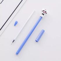 Kit 6 unidades de caneta em gel fofas divertidas fantoche gatinho traço fino alta qualidade