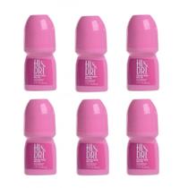 Kit 6 Unidades Desodorante Hi & Dri Roll-On Powder Fresh 50ml