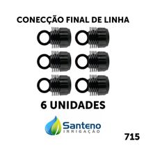 Kit 6 Unidades Final De Linha Para Mangueiras Santeno Kit 6 Unidades Final De Linha Para Mangueiras Santeno