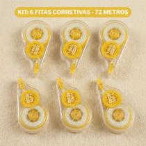 Kit 6 Unidades Fita Corretiva 12m Yins Universitário TCC Faculdade Engenharia -