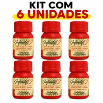 Kit 6 Unidades Infinity 12 12 Cápsulas 500mg Suplemento Alimentar Kit 6 Unidades Infinity 12 12 Cápsulas 500mg Suplemento Alimentar