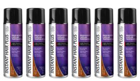 Kit 6 Unidades Instant Hair Plus Castanho Médio 300ml