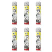 Kit 6 Unidades Limpa Estofados Carro e Sofá Spray Zip My Place 300ml Kit 6 Unidades Limpa Estofados Carro e Sofá Spray Zip My Place 300ml